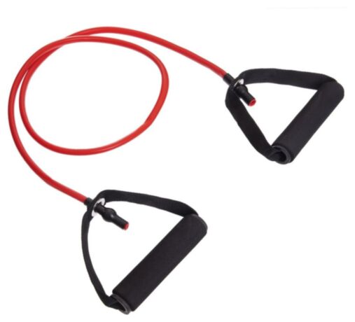 Эспандер трубчатый с ручками Zelart FI-6348-1 (TPR жгут, d-9x6мм, l-120см, ручка неопрен, нагр.низкая) 1346491