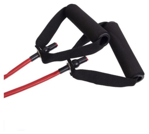 Эспандер трубчатый с ручками Zelart FI-6348-1 (TPR жгут, d-9x6мм, l-120см, ручка неопрен, нагр.низкая) 1346491