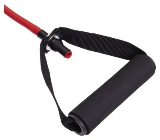 Эспандер трубчатый с ручками Zelart FI-6348-1 (TPR жгут, d-9x6мм, l-120см, ручка неопрен, нагр.низкая) 1346491