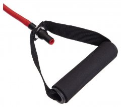 Эспандер трубчатый с ручками Zelart FI-6348-1 (TPR жгут, d-9x6мм, l-120см, ручка неопрен, нагр.низкая) 1346491