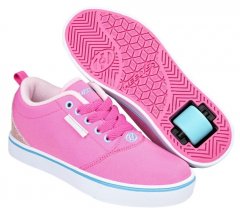 Роликовые кроссовки Heelys PRO20 (HE101469) Pink/LT Pink/Turquise Canvas (HE101469) Pink/LT Pink/Turquise Canvas 33