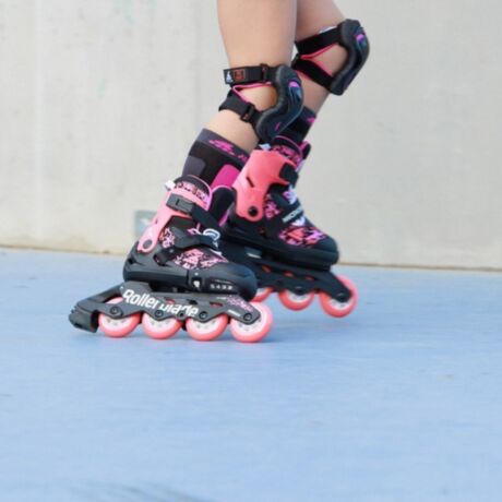 Ролики Rollerblade Microblade SL black-coral 28-32