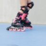 Ролики Rollerblade Microblade SL black-coral 28-32