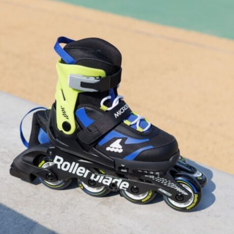 Ролики Rollerblade Microblade black-blue 28-32
