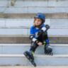 Ролики Rollerblade Microblade black-blue 28-32