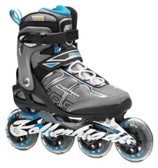 Ролики Rollerblade MACROBLADE 84 ALU W Black Light Blue 37