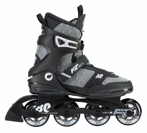 Ролики K2 FIT 80 Pro Grey Black 40,5