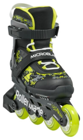 Ролики Rollerblade Microblade SL black-lime 33-36.5