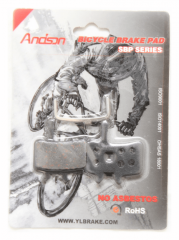 Колодки тормозные Andson YL-1019 диск. тормоз до-кт (Avid Hydraulic Juicy 5 и 7, Ball Bearing 7) 2263371