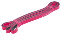 Резина для подтягиваний двухслойная Zelart FI-0911-2 DUAL (2080x13x4,5мм, жесткость XXS), розовая 3516741