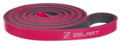 Резина для подтягиваний двухслойная Zelart FI-0911-2 DUAL (2080x13x4,5мм, жесткость XXS), розовая 3516741