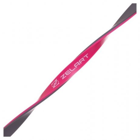 Резина для подтягиваний двухслойная Zelart FI-0911-2 DUAL (2080x13x4,5мм, жесткость XXS), розовая 3516741
