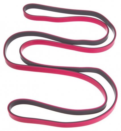 Резина для подтягиваний двухслойная Zelart FI-0911-2 DUAL (2080x13x4,5мм, жесткость XXS), розовая 3516741
