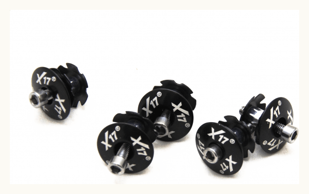 Ромашка ROU X17 1.1/8" в сборе, обычная, алюм. черн. 9841201