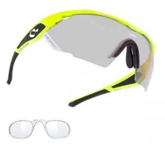 Очки HQBC QX3, фотохромные линзы, диоптрическая вставка Clip-on, Желто-черный неон 4086381
