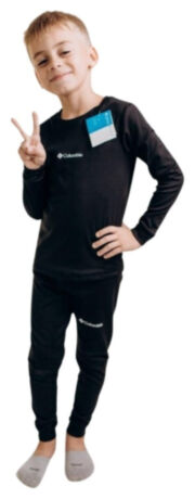 Термобелье для мальчиков ROU, черное 140