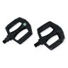 Педали ROU BMX HF-701 9/16" (105x102x23mm) пластиковые, черные 9798681