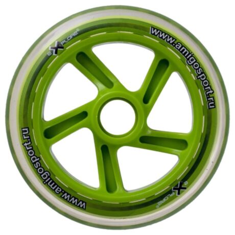 Колеса Explore для самоката 125 мм. Червоний