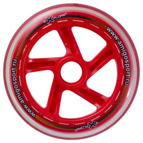 Колеса Explore для самоката 125 мм. Червоний