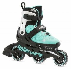 Ролики детские Rollerblade Microblade Free 3WD G Agua White Бело-бирюзовый, 36,5-40