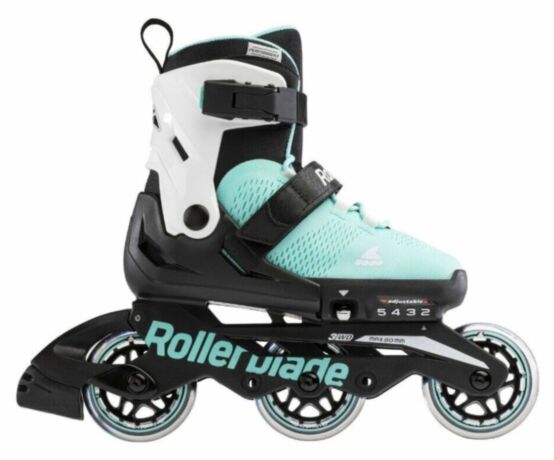 Ролики детские Rollerblade Microblade Free 3WD G Agua White Біло-бірюзовий, 36,5-40