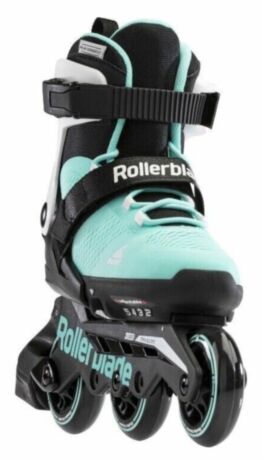 Ролики детские Rollerblade Microblade Free 3WD G Agua White Біло-бірюзовий, 36,5-40