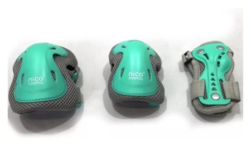 Набор защиты для детей и подростков Bavar Sport с чулком застежками Червоний, S