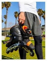 Ролики K2 FIT 80 Alu Black Orange 38