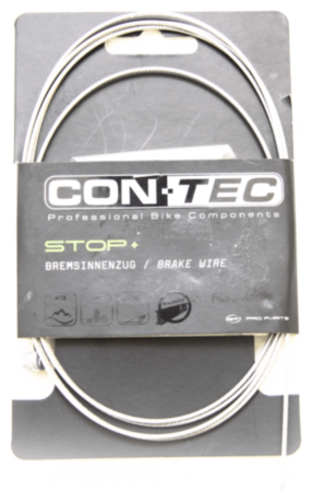 Трос тормозной 1800мм с концевиком, нержавеющая сталь, шлифованный Slick Stainless CP-B4 4028661