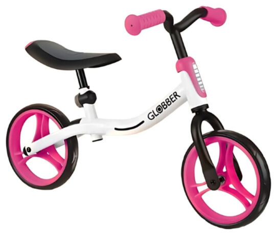 Беговел GLOBBER GO BIKE, белый-розовый 5426981