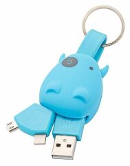 Munkees 3700 брелок-зарядка Smart Charger blue 3700-BL