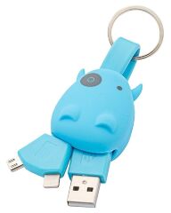 Munkees 3700 брелок-зарядка Smart Charger blue 3700-BL