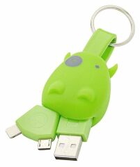 Munkees 3700 брелок-зарядка Smart Charger зеленый 3700-GR