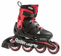 Ролики детские Rollerblade Microblade 2023 Чорно-червоний, 28-32