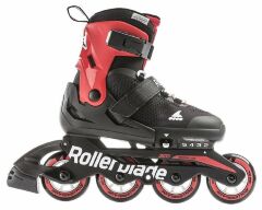 Ролики детские Rollerblade Microblade 2023 Чорно-червоний, 28-32