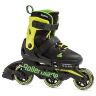 Ролики детские Rollerblade Microblade 3wd 2023 Черно-салатовый, 28-32
