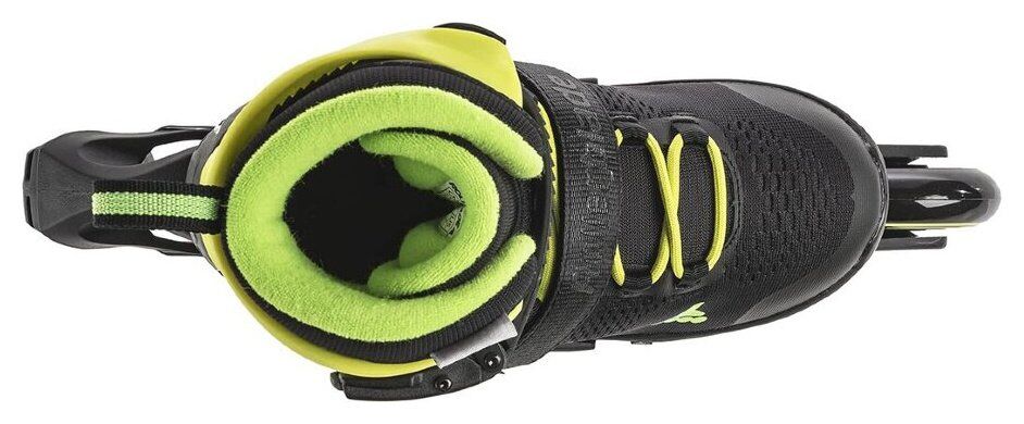 Ролики детские Rollerblade Microblade 3wd 2023 Чорно-салатовий, 28-32