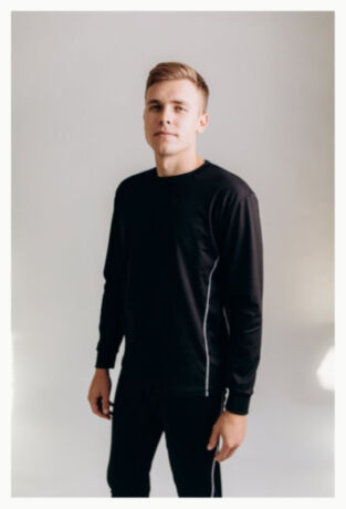 Термобелье мужское ROU, черное XL