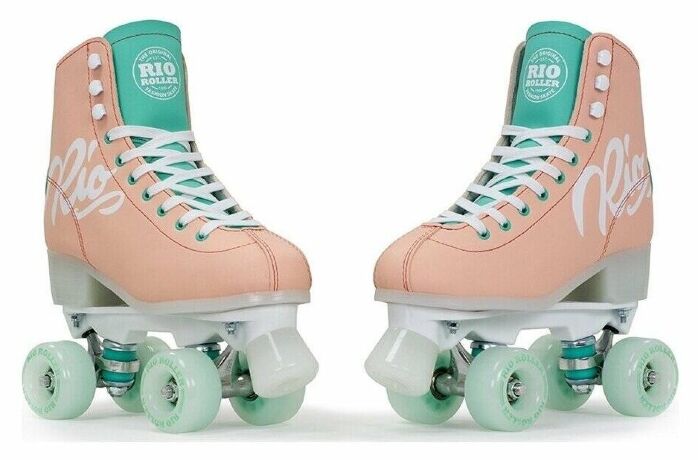 Ролики Rio Roller Script peach-green Персиково-зелений, 37