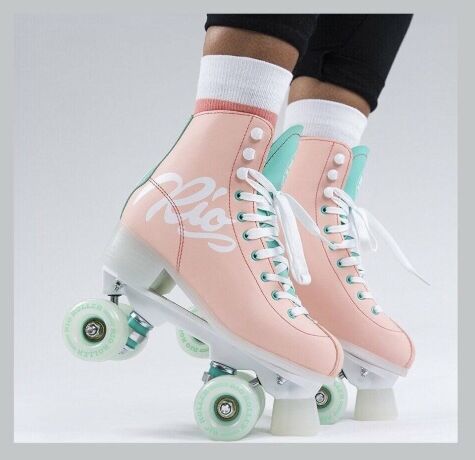 Ролики Rio Roller Script peach-green Персиково-зелений, 37