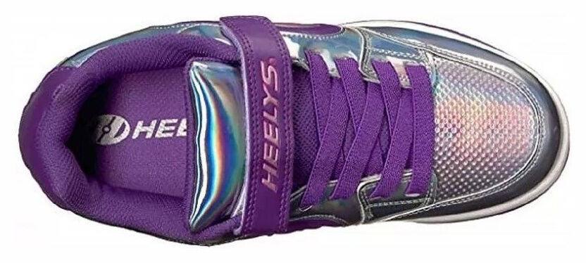 Роликовые кроссовки Heelys Plus X2 Lighted HE100012 - 30 размер 30, Сіро-фіолетовий