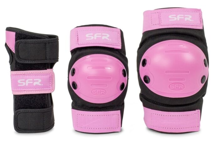 Набор защиты SFR Ramp Jr, Черно-розовый, Набор защиты SFR Ramp Jr, Черно-розовый S