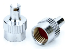 Колпачок ниппеля со съемником золотника ROU, стальной, 10шт. 3160731