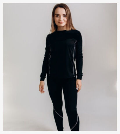 Термобелье женское ROU, черное L