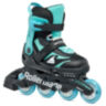 Ролики Rollerblade Microblade black-light blue 33-36.5