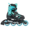 Ролики Rollerblade Microblade black-light blue 33-36.5