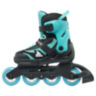 Ролики Rollerblade Microblade black-light blue 33-36.5