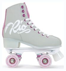 Ролики Rio Roller Script grey-purple Серо-фиолетовый, 39,5