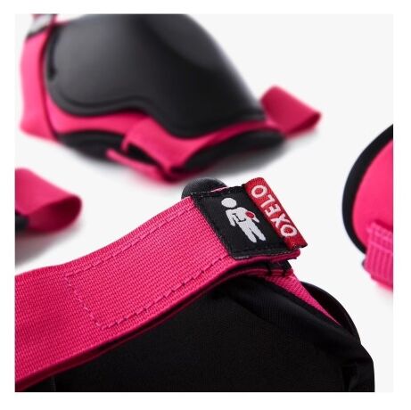 Набор детской защиты для скейтбордов и самокатов Oxelo 100 для скейтбордов и самокатов Чорний, XS