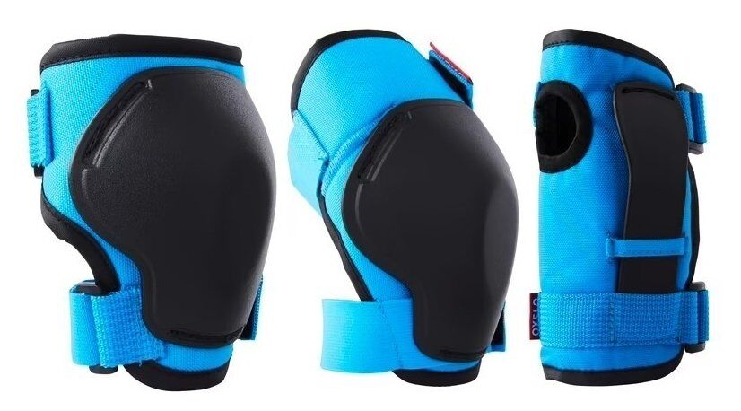 Набор детской защиты для скейтбордов и самокатов Oxelo 100 для скейтбордов и самокатов Чорний, XS